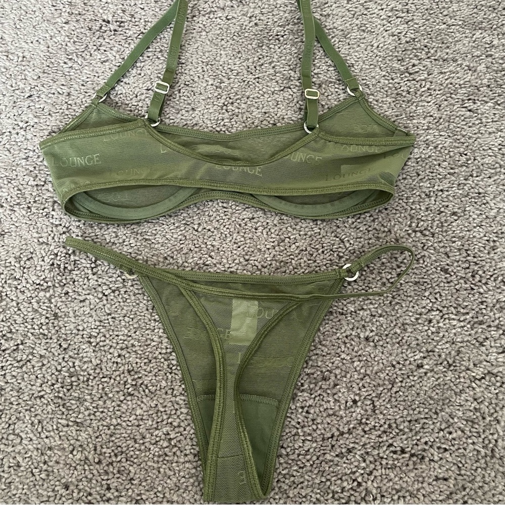 Lounge Underwear Bold Mesh Set - Picture 3 of 6